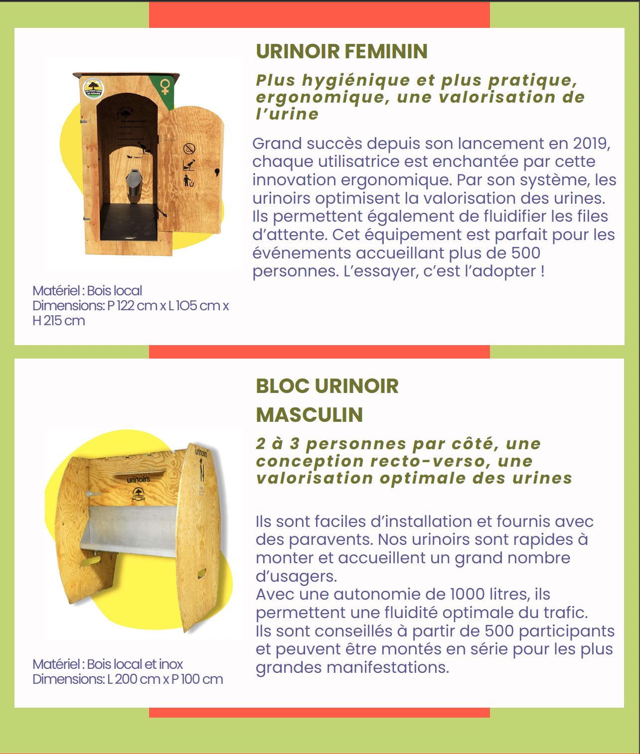Un Petit Coin de Paradis — location sanitaires événementiels