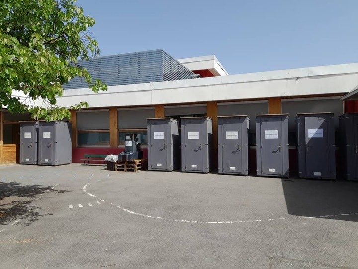 Ecosphère — toilettes sèches structure bois, accès PMR
